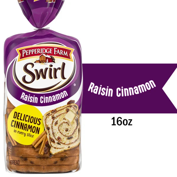Pepperidge Farm Raisin Cinnamon Swirl Bread 16 oz