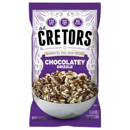 GH Cretors Popcorn, Small-Batch, Handcrafted, Chocolatey Drizzle