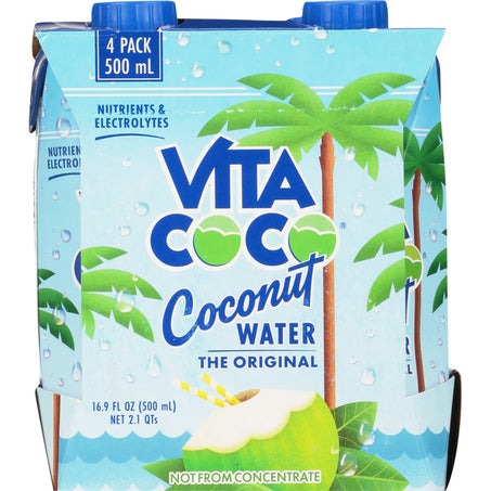 Vita Coco Coconut Water, The Original, 4 Pack 16.9 fl oz