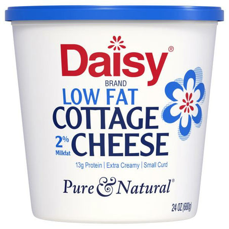 Daisy Cottage Cheese, 2% Milkfat, Small Curd, Low Fat 24 oz