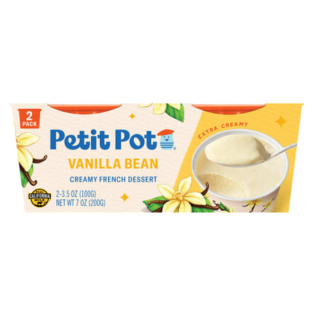 Petit Pot Vanilla Bean, Creamy French Dessert  • 2 x 3.5 oz