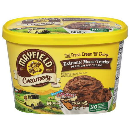 Mayfield Dairy Farms Extreme Moose Tracks Ice Cream