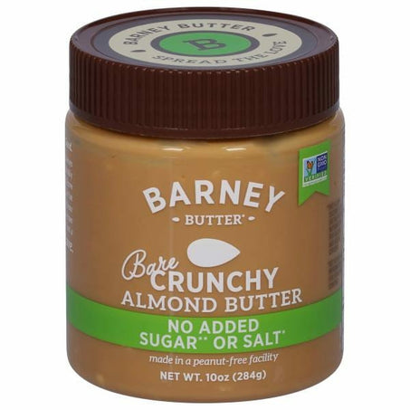 Barney Butter Almond Butter, Bare Crunchy 10 oz
