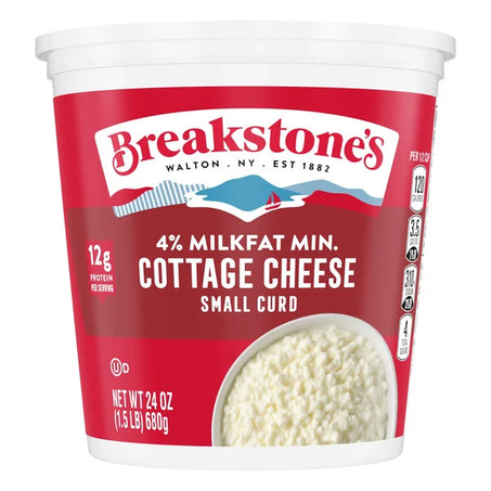 Breakstone's Small Curd 4% Milkfat Min. Cottage Cheese oz Tub 24 oz