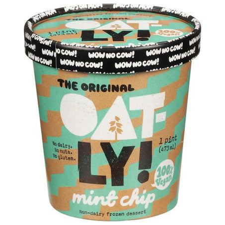 Oatly Frozen Dessert, Non-Dairy, 100% Vegan, Mint Chip