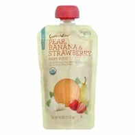 GreenWise Baby Food, Organic, Pear, Banana & Strawberry, Stage 2
