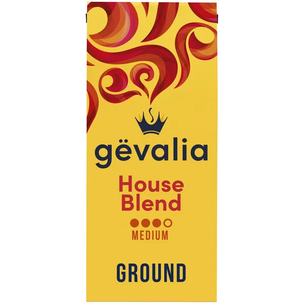Gevalia House Blend Medium Roast Ground Coffee 12 oz