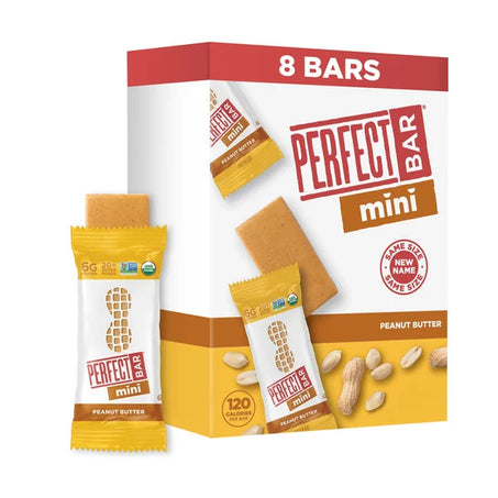 Perfect Snacks Mini Peanut Butter Protein Bar, Gluten-Free 8 ct