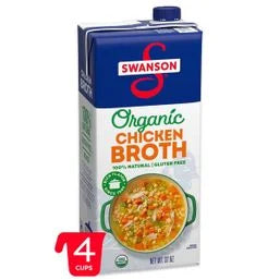 Swanson's Organic 100% Natural Chicken Broth