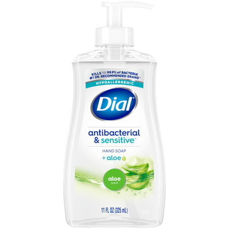 Dial Liquid Hand Soap Antibacterial & Sensitive Aloe 11 fl oz