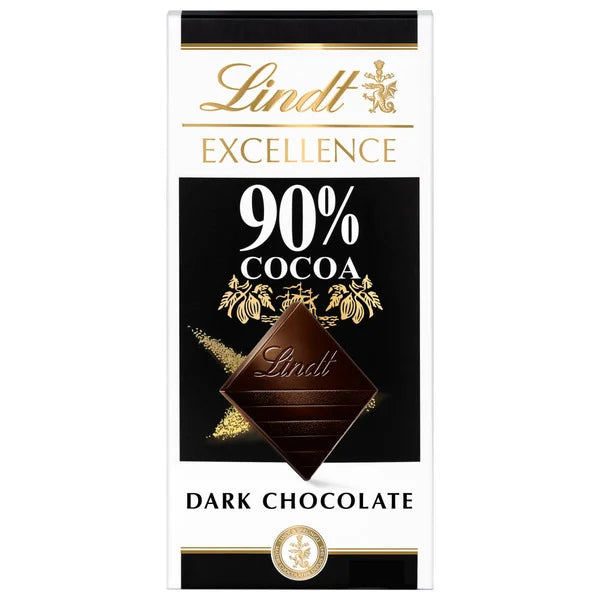 Lindt Excellence 90% Cocoa Supreme Dark Chocolate Bar 3.5 oz