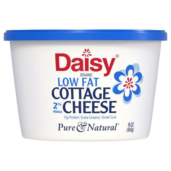 Daisy Cottage Cheese, Low Fat, Small Curd, 2% Milkfat 16 oz