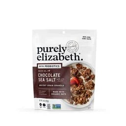 Purely Elizabeth Chocolate Sea Salt, Ancient Grain Granola, with Probiotics