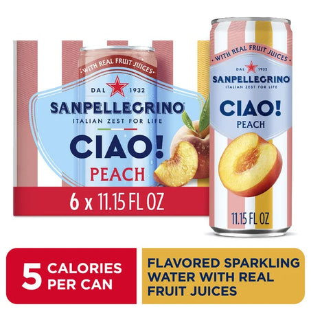 San Pellegrino Ciao Peach Sparkling Water