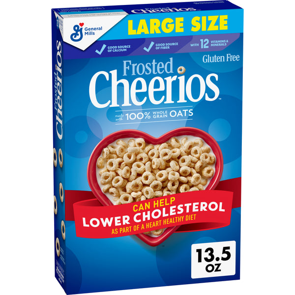 General Mills Frosted Cheerios Large Size Cereal 13.5 oz Large Size