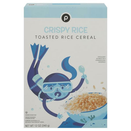 Publix Cereal, Toasted Rice, Crispy Rice 12 oz