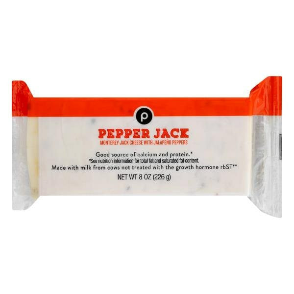 Publix Cheese, Pepper Jack 8 oz