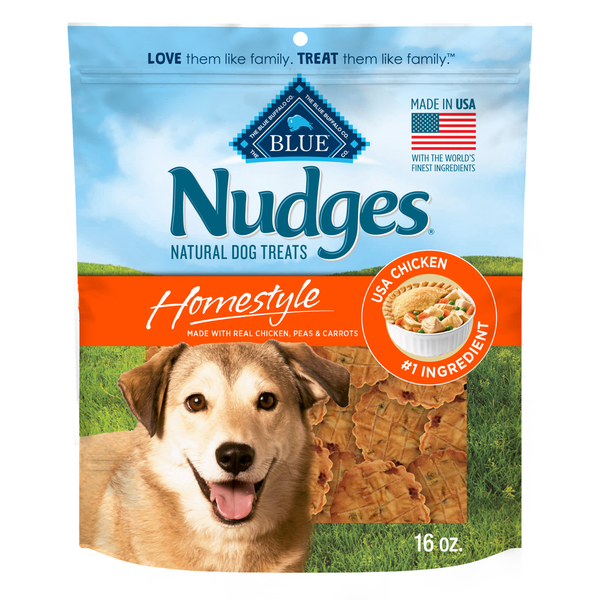Blue Buffalo Nudges Homestyle Natural Dog Treats 16-oz. Bag