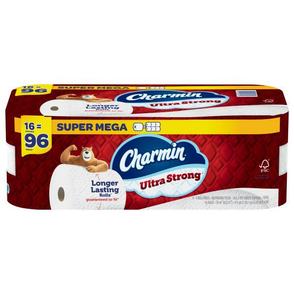 Charmin Ultra Strong Toilet Paper 16 Mega XL Rolls 16 ct