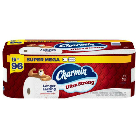 Charmin Ultra Strong Toilet Paper 16 Mega XL Rolls 16 ct