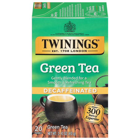 Twinings Green Tea, Decaffeinated, Tea Bags 20 ct