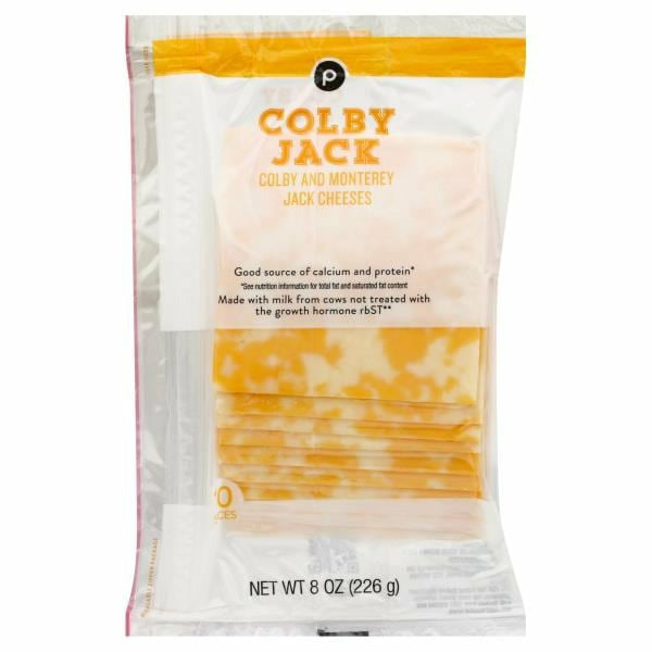 Publix Cheese Slices, Colby Jack 10 each
