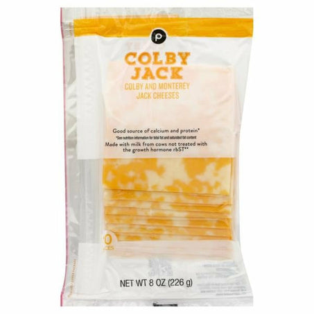 Publix Cheese Slices, Colby Jack 10 each