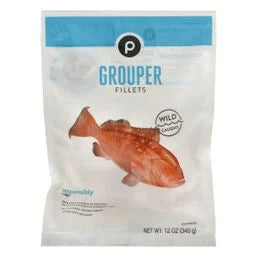 Publix Grouper Fillets, Wild Caught 12 oz
