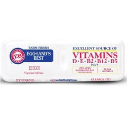 Eggland's Best Grade A Large White Eggs 12 ct
