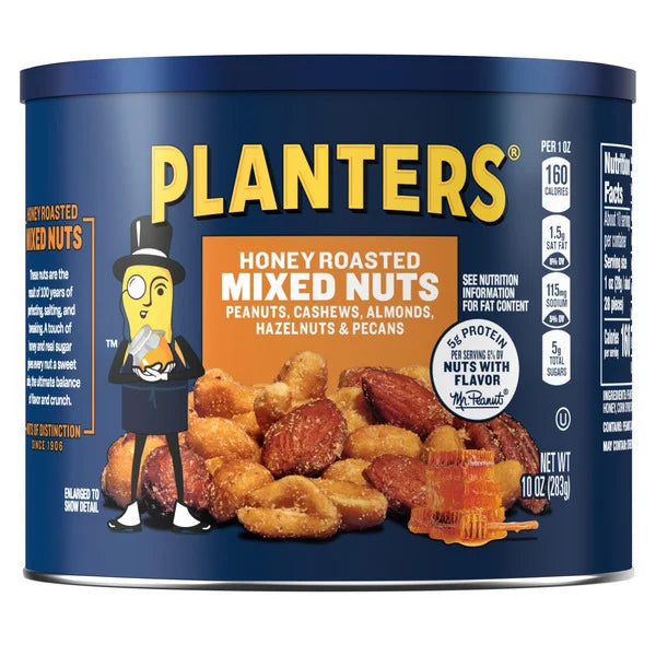Planters Honey Roasted Mixed Nuts 10 oz