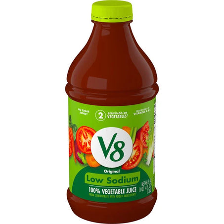 V8 Low Sodium Original 100% Vegetable Juice 46 fl oz