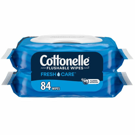 Cottonelle Fresh Care Flushable Wet Wipes 42 wipes • 2 ct