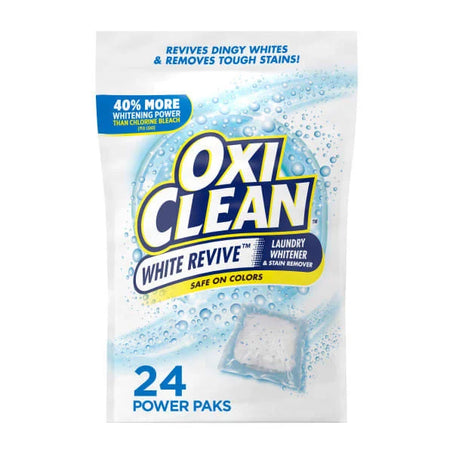 OxiClean White Revive Laundry Whitener And Stain Remover Power Paks 24 ct
