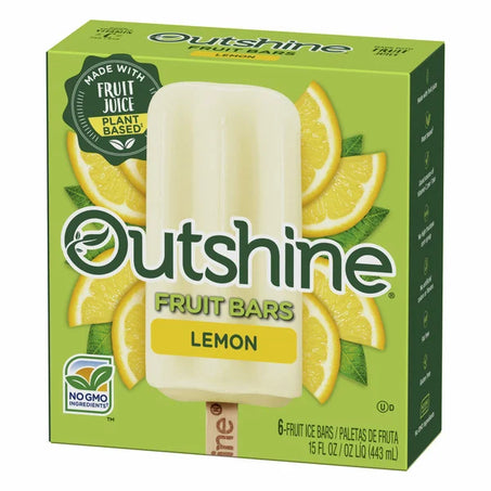 Outshine Lemon Frozen Fruit Bar - 6ct