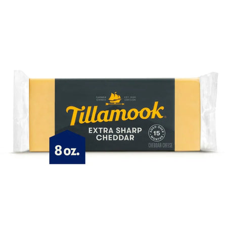 Tillamook Extra Sharp Cheddar Cheese Block 8 oz
