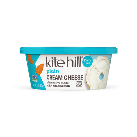 Kite Hill Dairy Free Cream Cheese, Plain 8 oz