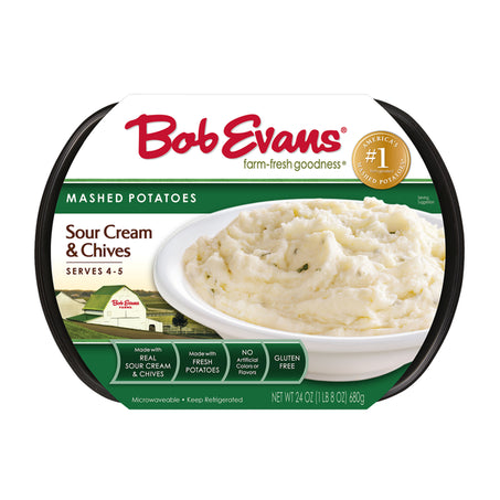 Bob Evans Farms Sour Cream & Chives Mashed Potatoes 24 oz
