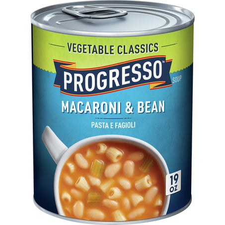 Progresso Vegetable Classics Macaroni & Bean Soup 19 oz