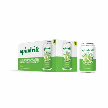 Spindrift Sparkling Water Lime 8 x 12 fl oz