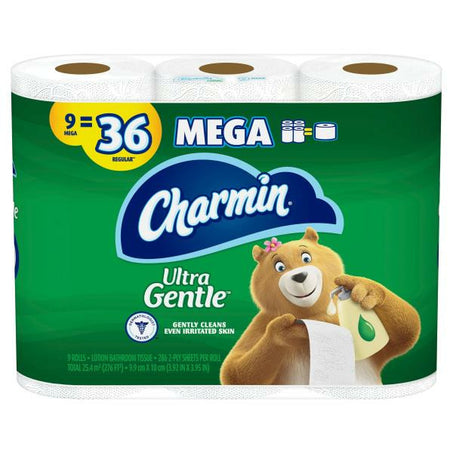 Charmin Ultra Gentle Toilet Paper 9 ct
