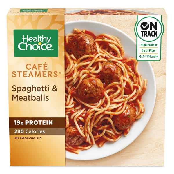 Healthy Choice Café Steamers Spaghetti & Meatballs