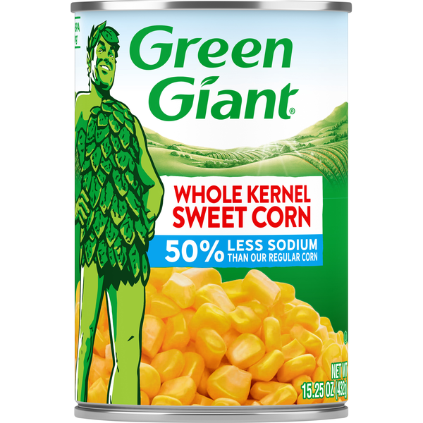 Green Giant Less Sodium Whole Kernel Sweet Corn 15.25 oz