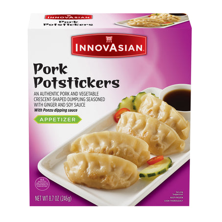 InnovAsian Pork Potstickers, Frozen Appetizer