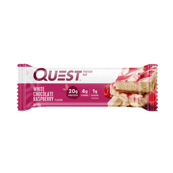 Quest Protein Bar, White Chocolate & Raspberry