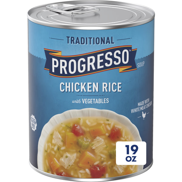 Progresso Traditional, Chicken Rice with Vegetables Canned Soup 19 oz