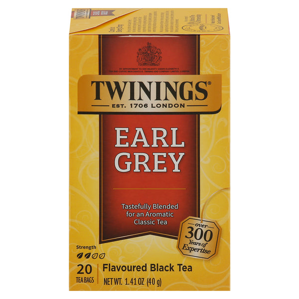 Twinings Black Tea, Flavored, Earl Grey 20 ct