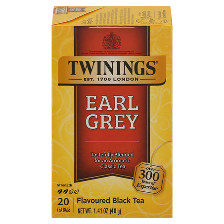 Twinings Black Tea, Flavored, Earl Grey 20 ct