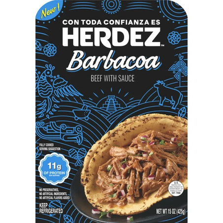 Herdez Fully Cooked Entree Beef Barbacoa 15 oz