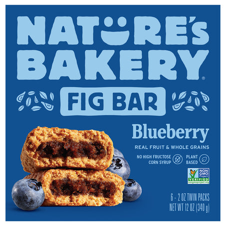 Nature's Bakery Fig Bar, Blueberry, Twin Packs