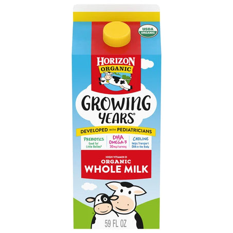Horizon Organic Growing Years Whole DHA Omega-3 Milk